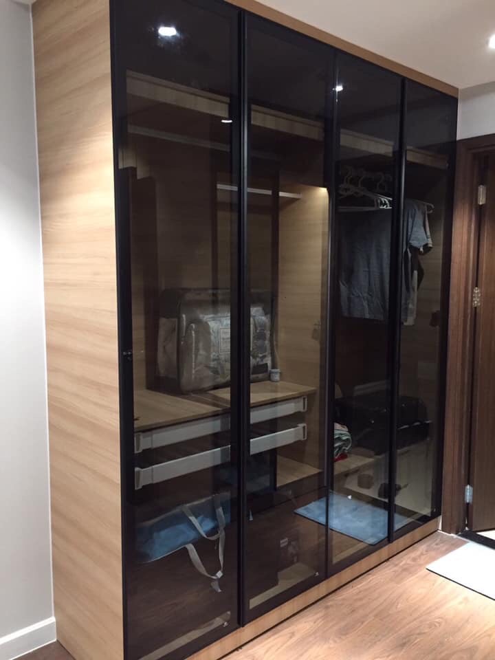 Mẫu tủ nhôm kính đẹp